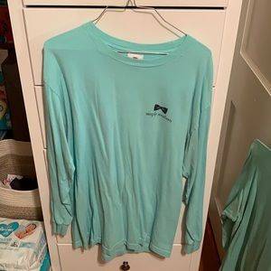 Simply Southern long sleeve mint tee